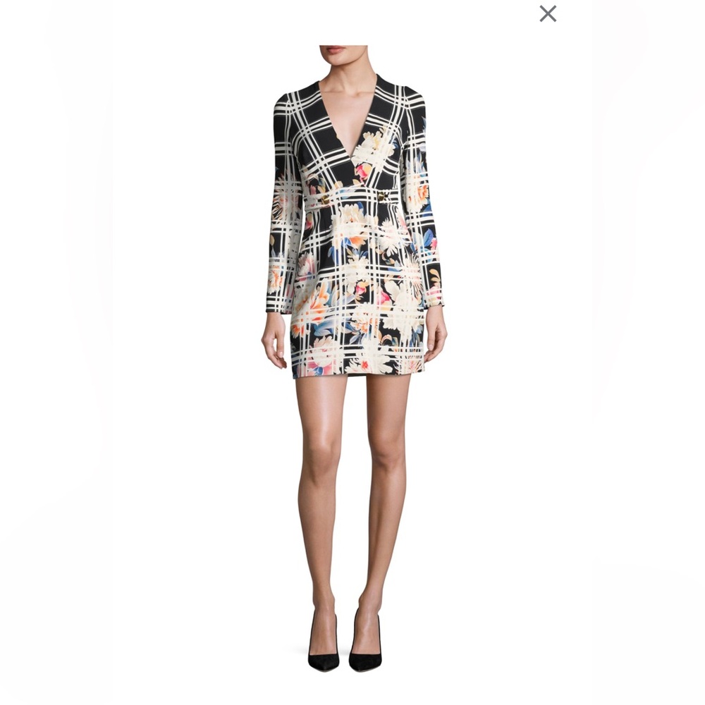 NWT Original Roberto Cavalli Long Sleeve Printed Dress size 38 (US 2)